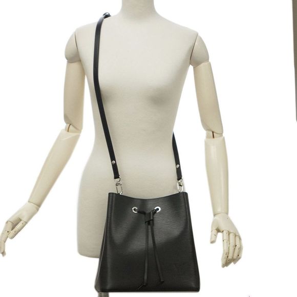 Louis Vuitton Epi Neonoe Noir Shoulder Bag Black - Picture 3 of 12